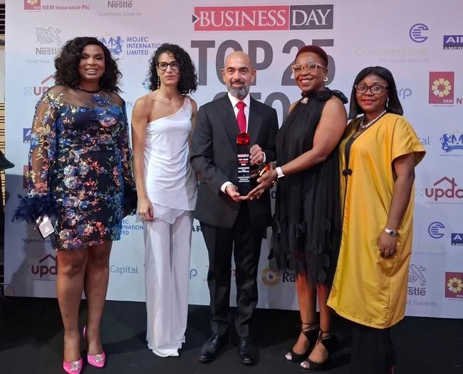 Nestlé Nigeria’s CEO Honoured BusinessDay Top 25 CEO Awards