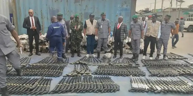 Importers of Over 1,599 Seized Arms Serving Prison Terms, Says Customs